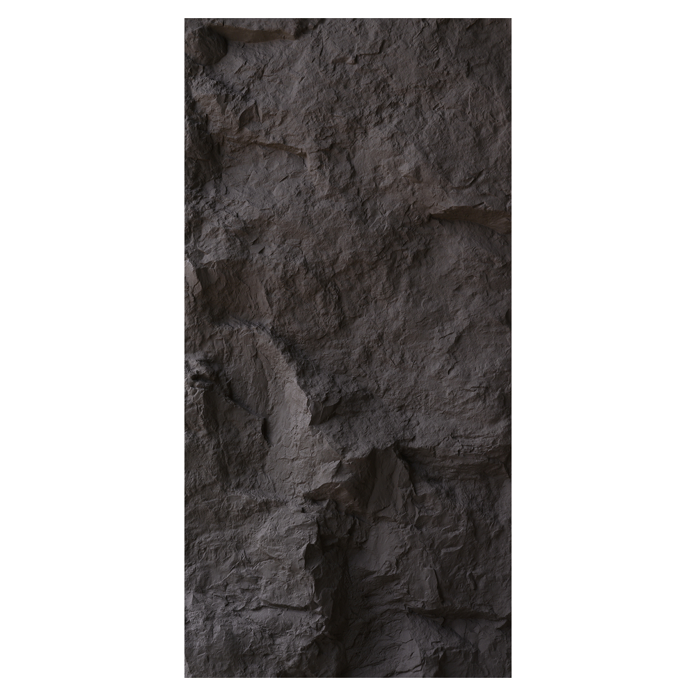 PU Rock Stone Elegant Black