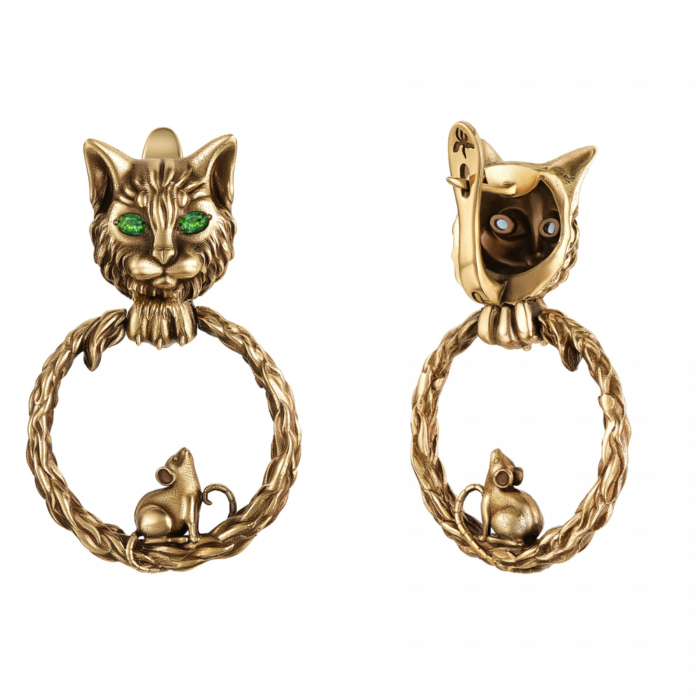 Серьги GATTO E TOPO
