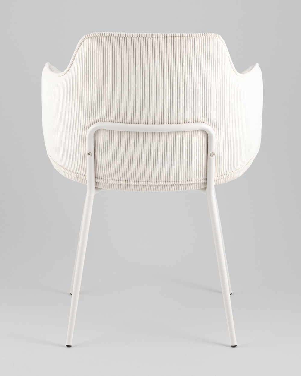 Стул обеденный Eira вельвет белый