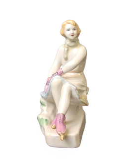 Фарфоровая Статуэтка "Фигуристка" (Полонне ЗХК)