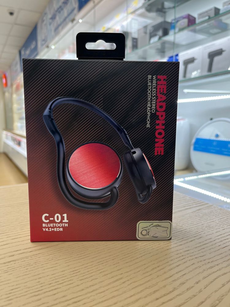 Bluetooth Наушники Cynthia C-01Black, беспроводные наушники, черные