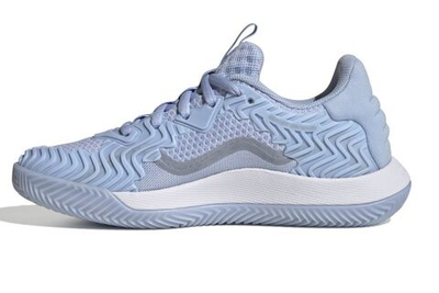 Женские Кроссовки теннисные Adidas SoleMatch Control W Clay - blue dawn/matte silver/ftwr white