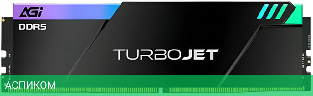 Оперативная память AGI Turbojet RGB 2х16GB DDR5 DIMM PC5-51200 (AGI6IPC16UD858)