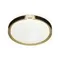 7667/ELN COLOR SN 132 Светильник пластик/черн/золот LED 76Вт 3000/4000/6000К D505 IP43 CCT FAVEMO BLACK