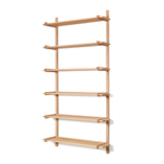 Sitra Модульная полка 6 полок из массива дуба с натуральной отделкой