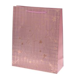 GAEM Пакет подарочный M (бумага 210г/м2, блок микс 12шт), L26 W10 H32 см, 4в.