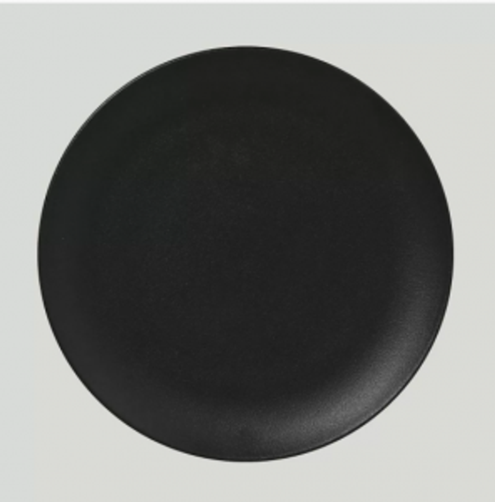 Тарелка для пиццы 20 см фарфор цвет черный Seasons