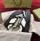 Кроссовки Gucci GG Embossed Sneaker Black White, черный