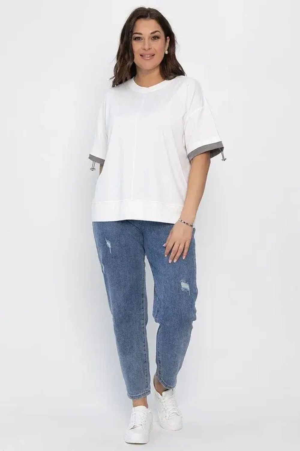 Блуза Софья (белая) Б13940-1М LT Collection