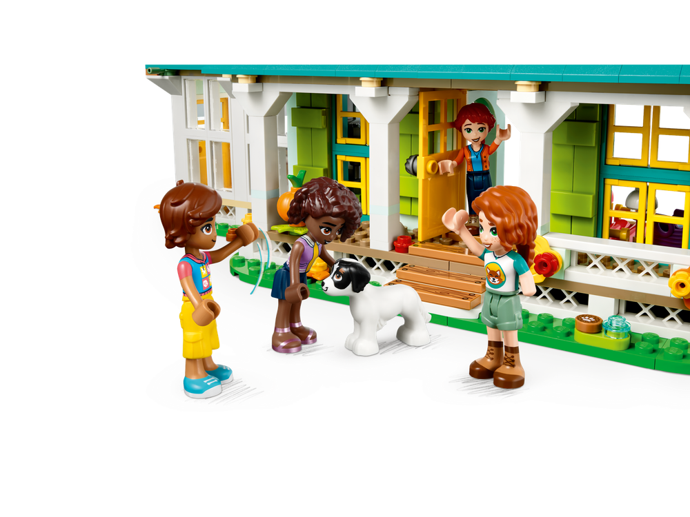 Конструктор LEGO Friends 41730 Осенний домик, домик в лесу с минифигурками, набор для девочек 7+, развивающий конструктор ЛЕГО Френдс