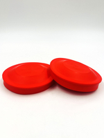 Заглушка фары красная D88 мм ВАЗ 2170 Приора, ВАЗ 1118 Калина комплект 2 шт