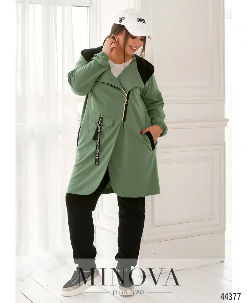 Костюм 17-252-оливка-черный Minova