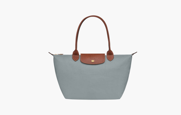 Longchamp Le Pliage Original Recycled Canvas M Tote Bag "Steel"