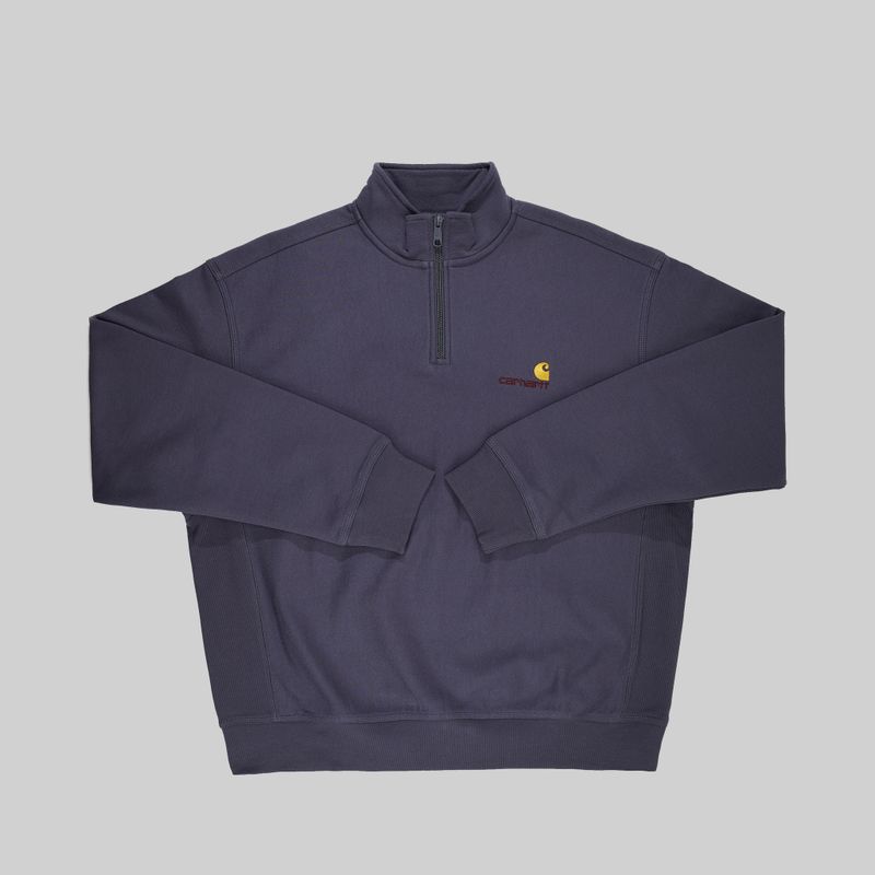 Толстовка мужская Carhartt WIP American Script Half Zip артикул:I027014_zeus - купить в магазине Дайс