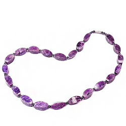 Бусы "Фиалка" чароит экстра асс.