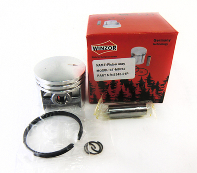 Поршень б/п Stihl MS-240 (D:42-мм, в сборе, а: 11210302005) [Winzor]