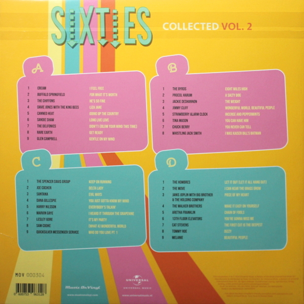 Сборник / Sixties Collected Vol.2 (Coloured Vinyl)(2LP)