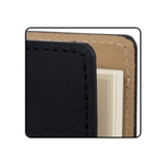 Ежедневник Basir, формат А5, материал-кожезаменитель, чёрный цвет, 100 листов, размер 17*23 см