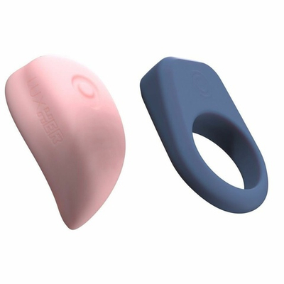 Набор Kiiroo Luxus: интерактивный вибратор LuxHer и эрекционное кольцо LuxHim (Цвет: розовый)