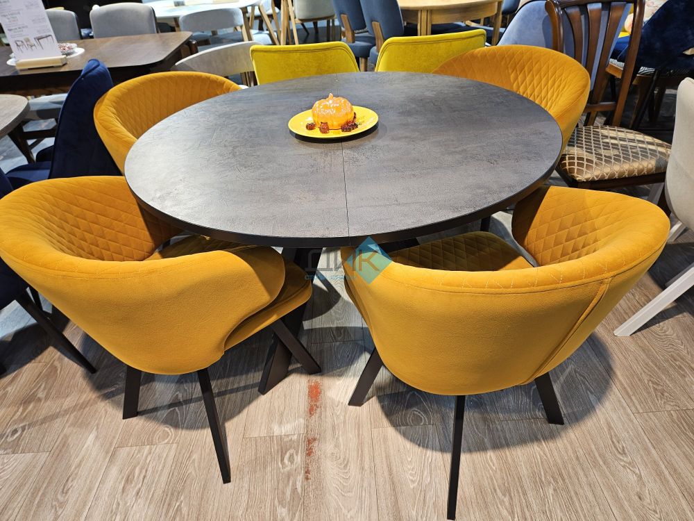 Стол DikLine RD120 опоры чёрные