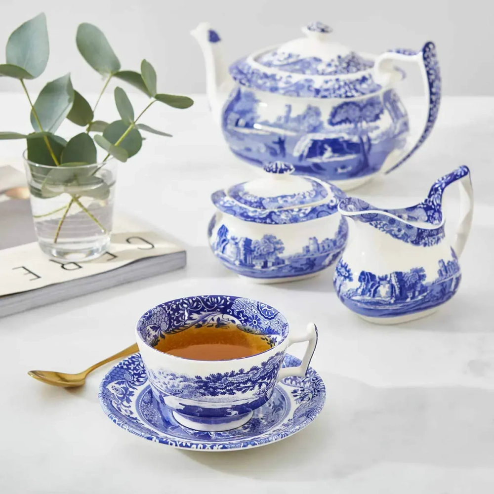 Spode Чашка с блюдцем Blue Italian 200 мл для чая PT-BLI1130-S4