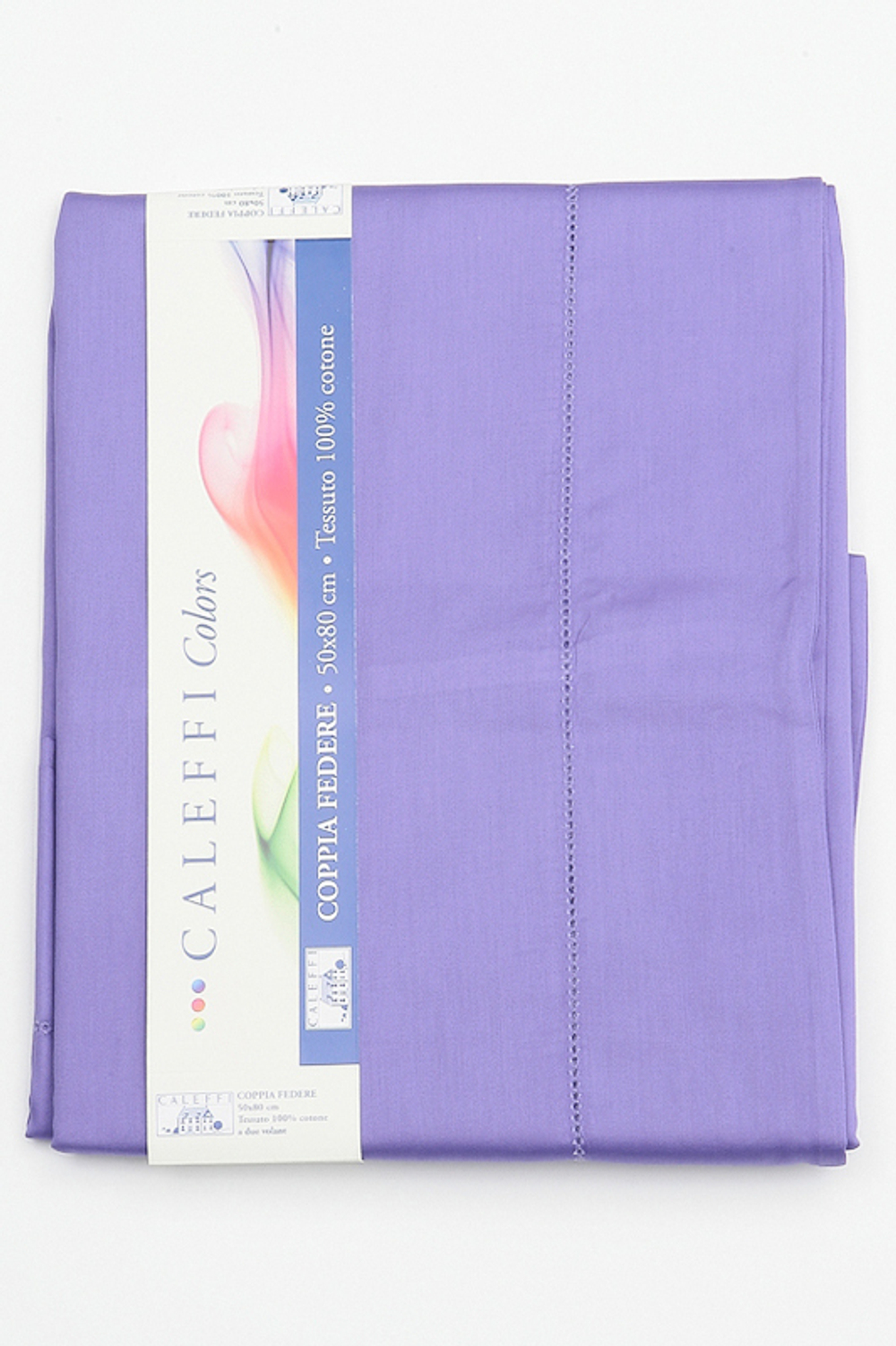 Простыня прямая 260x280 Сaleffi Raso Tinta Unito сатин фиолетовая Италия