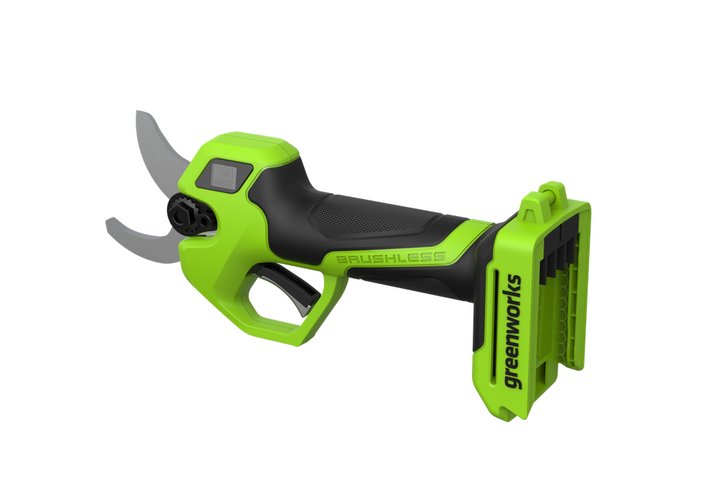 Секатор аккумуляторный Greenworks PR24320, 24V, 32 мм, c 1 х АКБ 4 Ач и ЗУ (PR24320UB)
