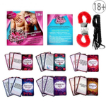 Игра с карточками Интим "Ахи вздохи" (наручники, плетка, карты) 18+