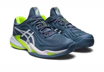 ASICS, COURT FF 3 CLAY, STEEL BLUE/WHITE, MEN, US 9 /EUR 42,5 /UK 8 /СМ 27