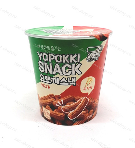 Снэк со вкусом пиццы YOPOKKI SNACK PIZZA, 50 гр.