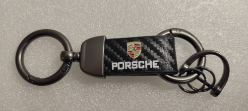 Брелок "Porsche" карбон mini (1 шт.)