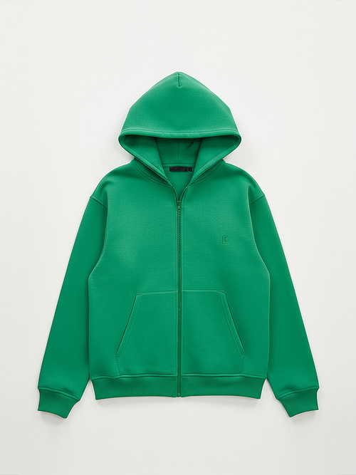 Худи boyfriend на молнии