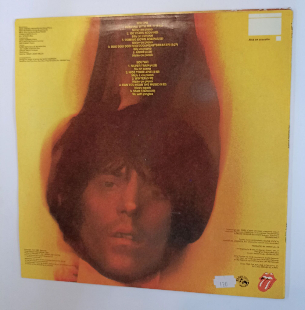 Винтажная виниловая пластинка LP The Rolling Stones Goats Head Soup (Чехословакия 1991)