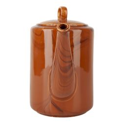 Чайник "Wooden Grain" v=800мл (фарфор) (индивидуальная упаковка)