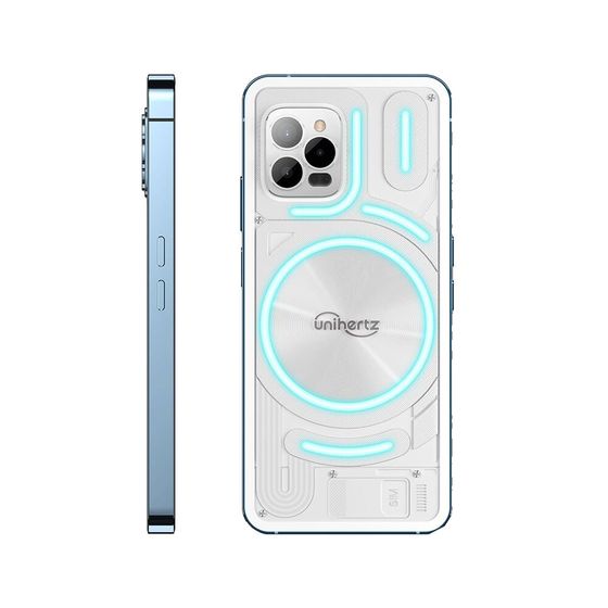 Unihertz Luna 4G смартфон с прозрачным корпусом и подсветкой