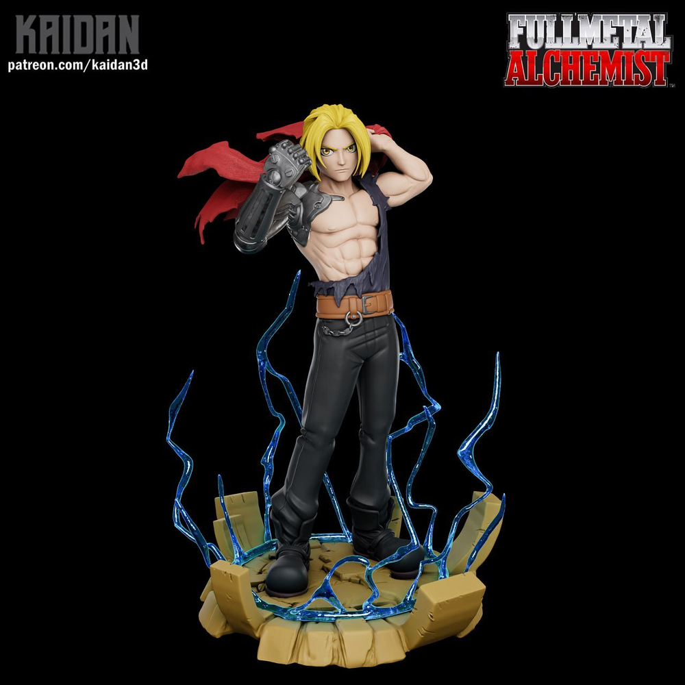 Эдвард Элрик Стальной алхимик ФигуркаEdward Elric Fullmetal Alchemist