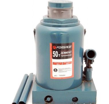 Домкрат бутылочный 50т Forsage с клапаном (h min 260мм, h max 415м) T95004