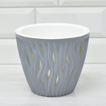 Кашпо Вдохновение 1,6л, серый жемчуг