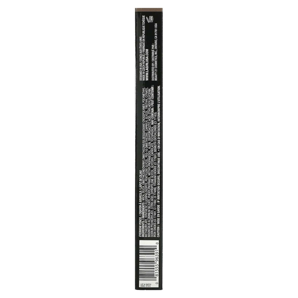 L.A. Girl, Featherlite, карандаш для бровей, GBP391 темный блонд, 1,1 г (0,04 унции)