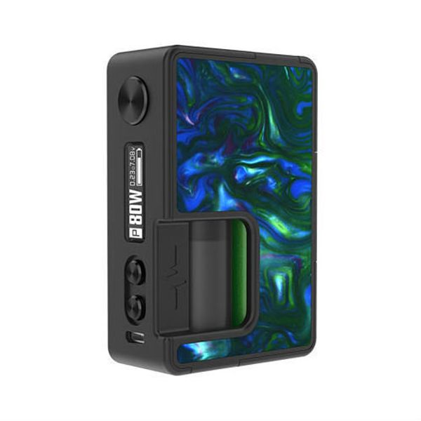 Купить Pulse Gene Chip 80W Box Mod by Vandy Vape Зеленый акрил