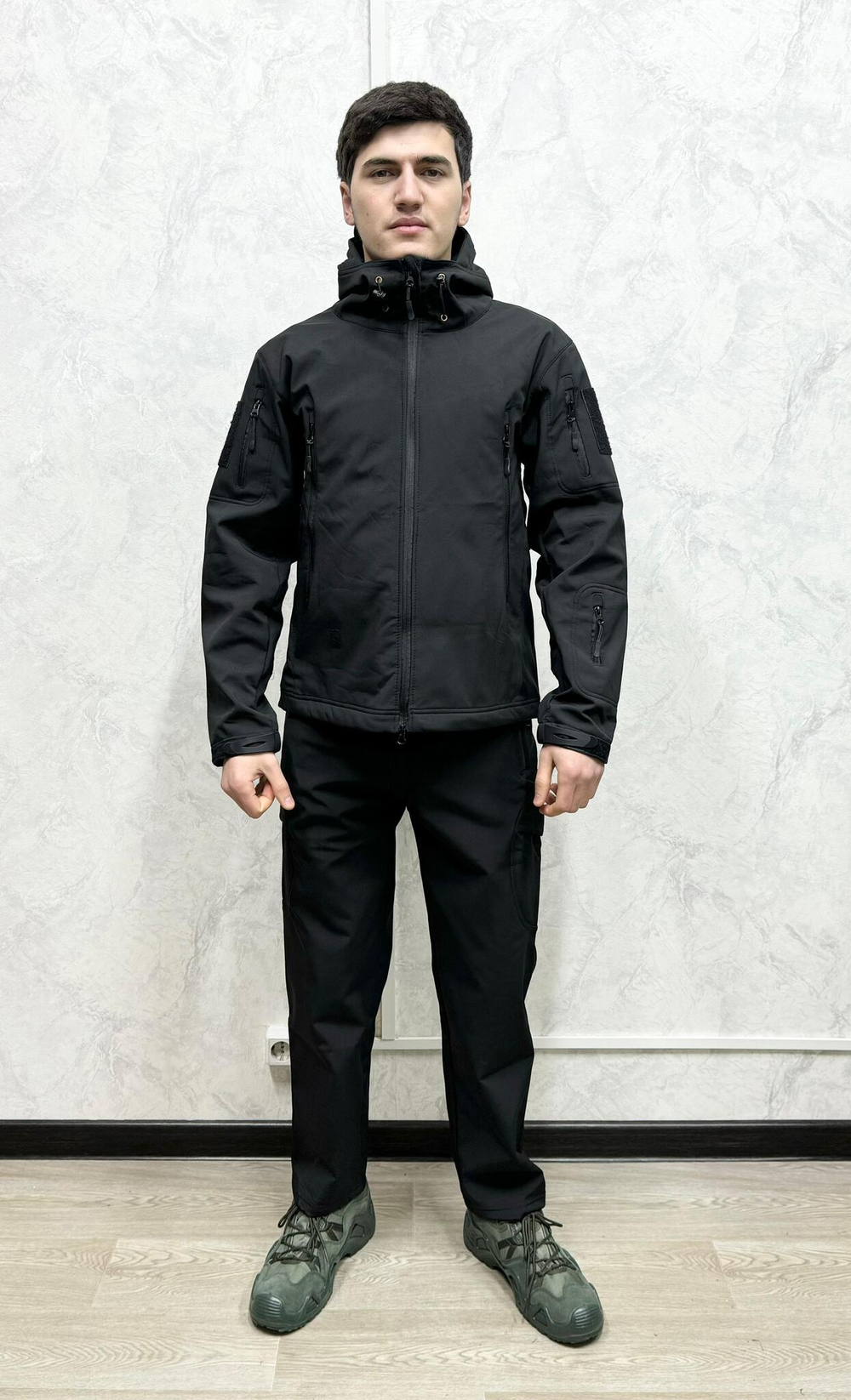 Тактический камуфляжный костюм softshell