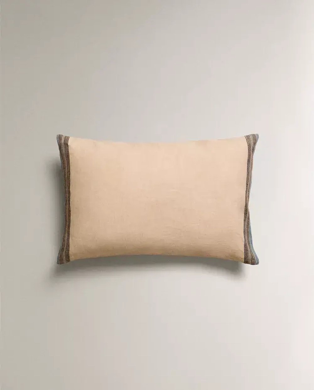 ZARA HOME НАВОЛОЧКА ДЛЯ ДЕКОРАТИВНОЙ ПОДУШКИ С УЗОРОМ В ПОЛОСКУ, РОЗОВЫЙ