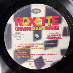 Винтажная виниловая пластинка LP Roxette Crash! Boom! Bang! (Italy 1994)