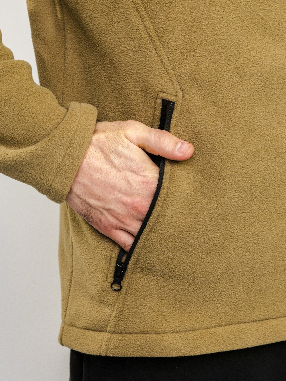 Кофта "НОХО" флисовая мужская, цвет "Болотные угодья"