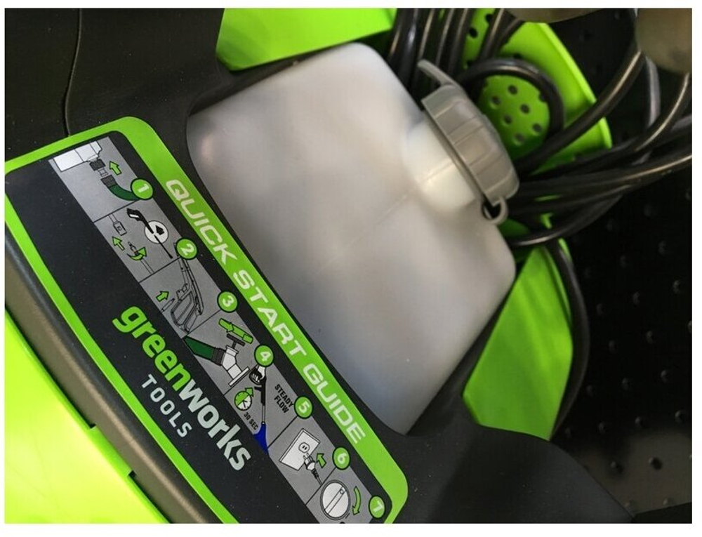Мойка высокого давления электрическая GREENWORKS GPWG5 2000 Вт, 140 бар (5100407)