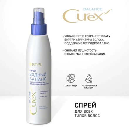 Спрей для всех типов волос Водный баланс / CUREX BALANCE 200 мл