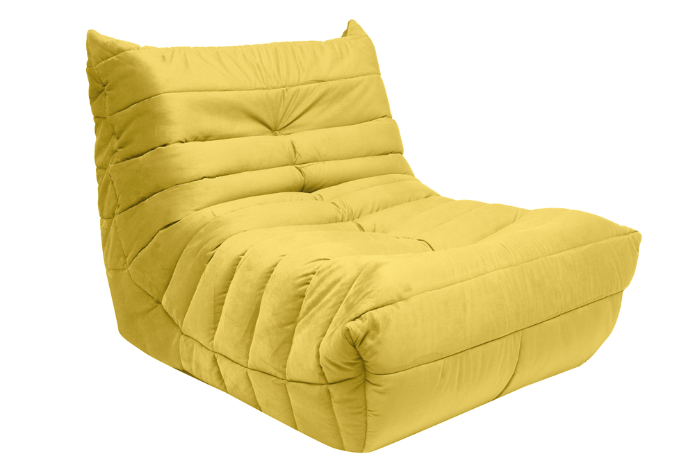 Диван Маршмеллоу Желтый 1 секция