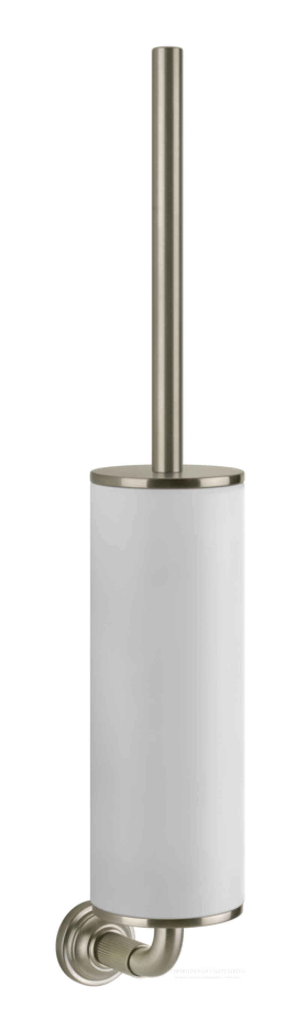 Ёршик Gessi Venti20, настенный, цвет White/Finox Brushed Nickel