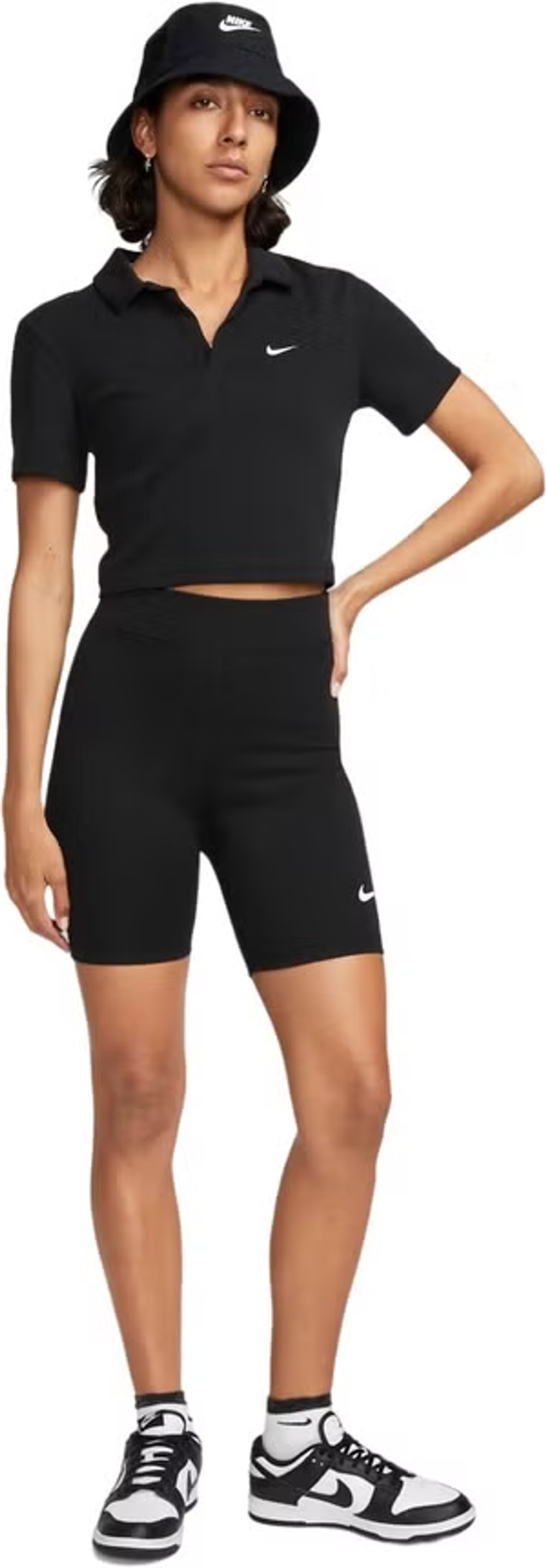 DV7797-010 Шорты Nike Sportswear CLong-Sleevec Hr 8In Short W