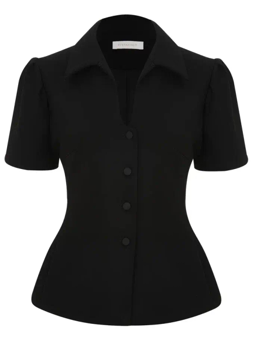 Жакет Odri приталенный, черный